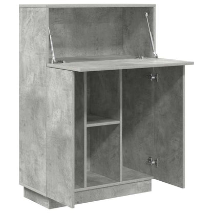 Desk Concrete Grey 71.5 x 31.5 x 106.5 cm Engineered Wood