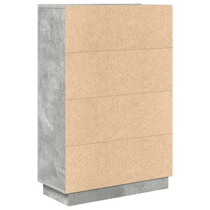 Desk Concrete Grey 71.5 x 31.5 x 106.5 cm Engineered Wood