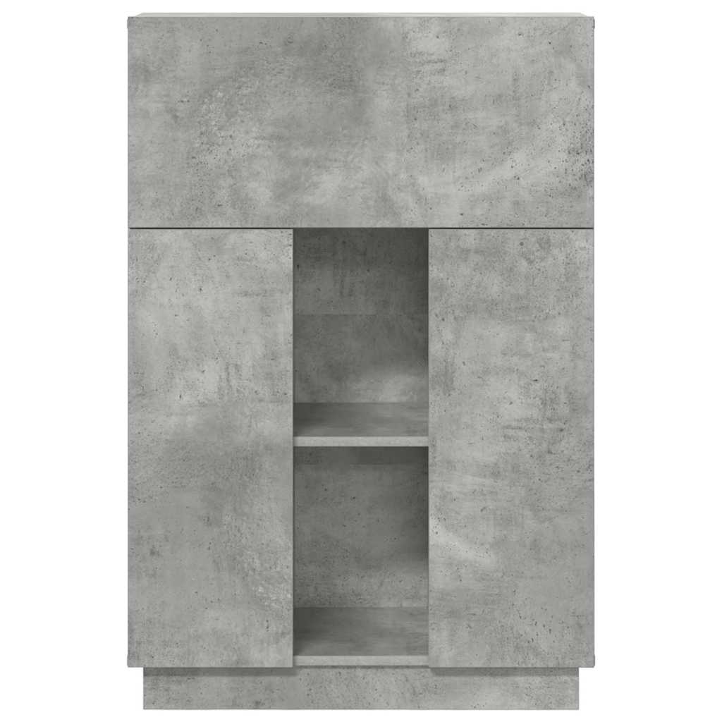 Desk Concrete Grey 71.5 x 31.5 x 106.5 cm Engineered Wood