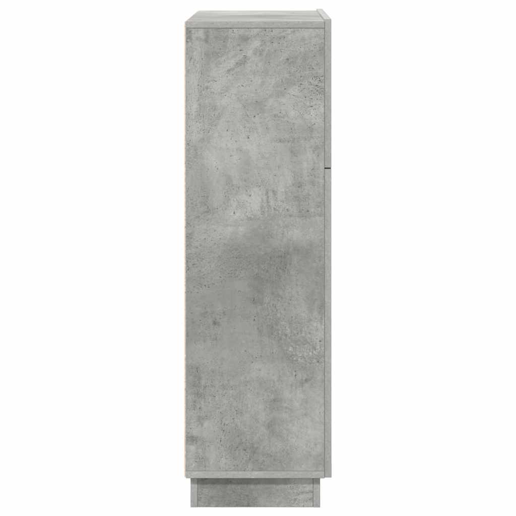 Desk Concrete Grey 71.5 x 31.5 x 106.5 cm Engineered Wood