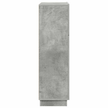 Desk Concrete Grey 71.5 x 31.5 x 106.5 cm Engineered Wood
