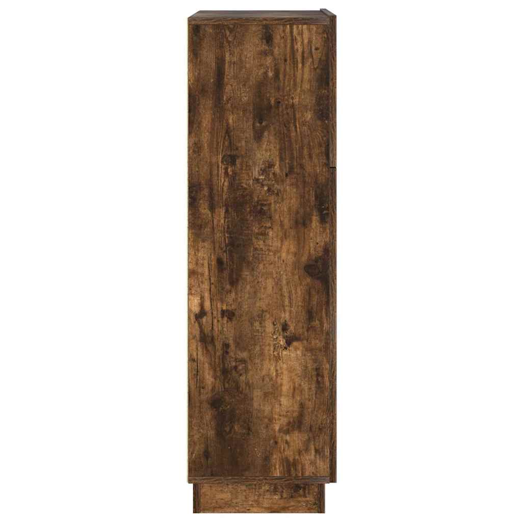 Desk Smoked Oak 71.5 x 31.5 x 106.5 cm Engineered Wood