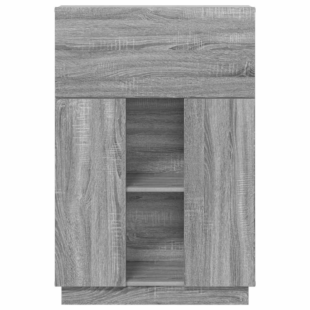 Desk Grey Sonoma 71.5 x 31.5 x 106.5 cm Engineered Wood