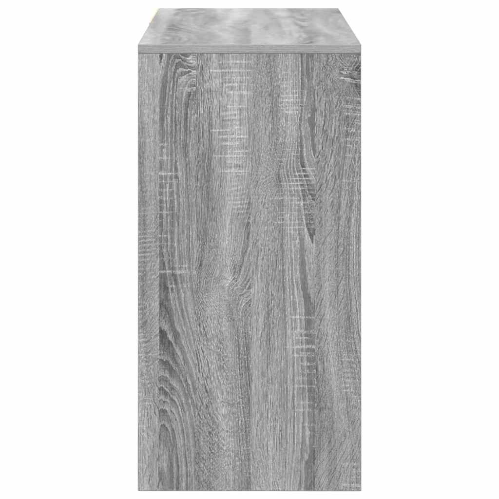 Desk with Drawer Grey Sonoma 90 x 37.5 x 75 cm Engineered Wood