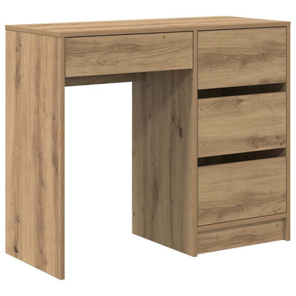 Desk with Drawer Artisan Oak 90 x 37.5 x 75 cm Engineered Wood