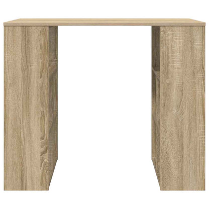 Desk with Shelf Sonoma Oak 90 x 50 x 75 cm Engineered Wood