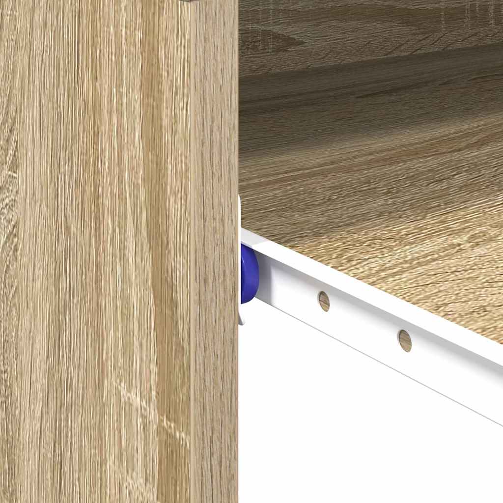 Desk with Drawer Sonoma Oak 77.5 x 43 x 79 cm Engineered Wood