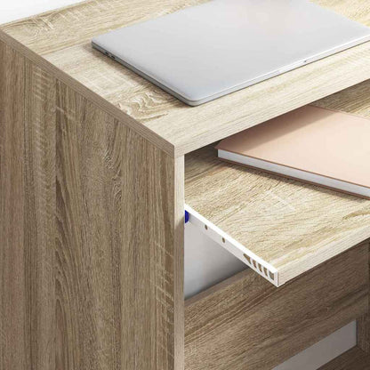 Desk with Drawer Sonoma Oak 77.5 x 43 x 79 cm Engineered Wood