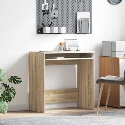 Desk with Drawer Sonoma Oak 77.5 x 43 x 79 cm Engineered Wood