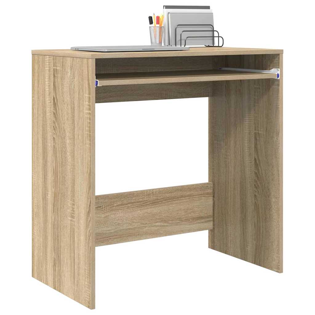 Desk with Drawer Sonoma Oak 77.5 x 43 x 79 cm Engineered Wood