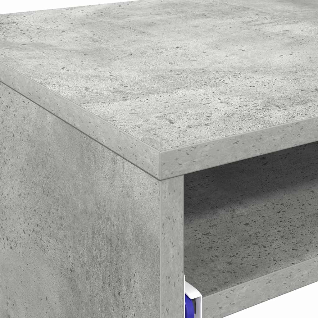 Desk Concrete Grey 77.5 x 43 x 79 cm Engineered Wood