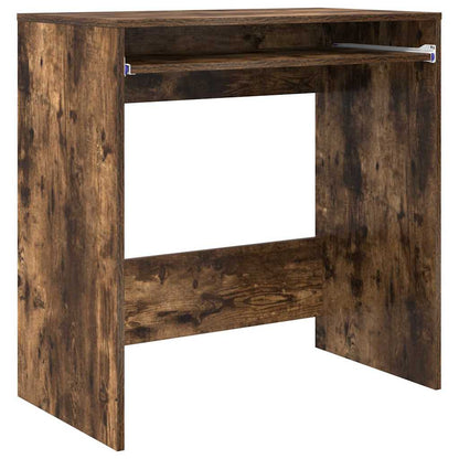 Desk with Drawer Smoked Oak 77.5 x 43 x 79 cm Engineered Wood