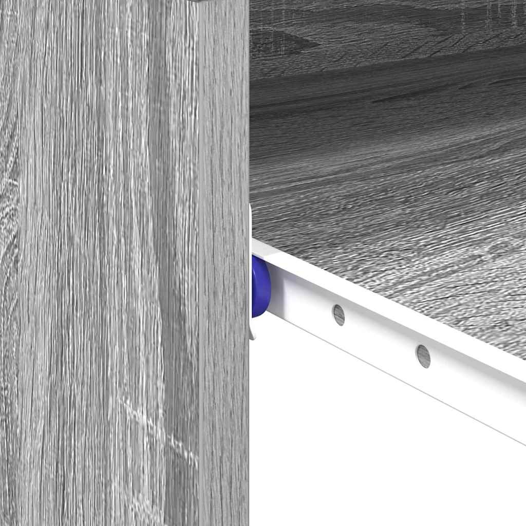 Desk with Drawer Grey Sonoma 77.5 x 43 x 79 cm Engineered Wood