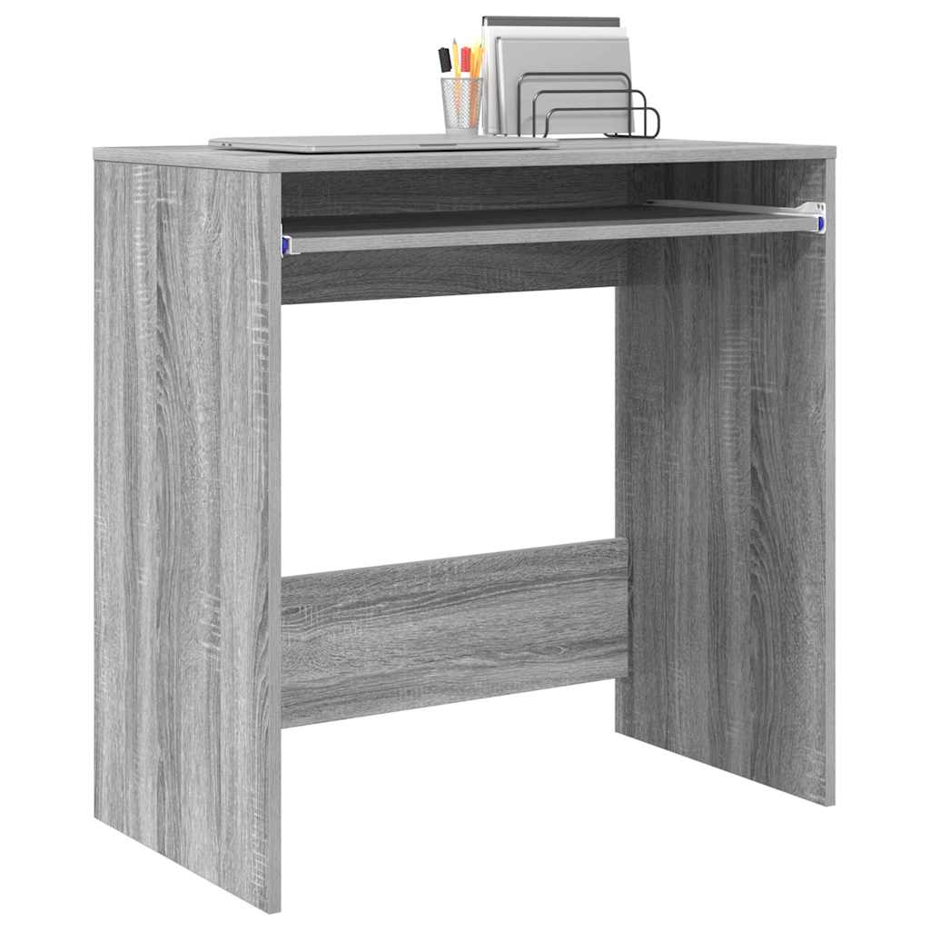 Desk with Drawer Grey Sonoma 77.5 x 43 x 79 cm Engineered Wood