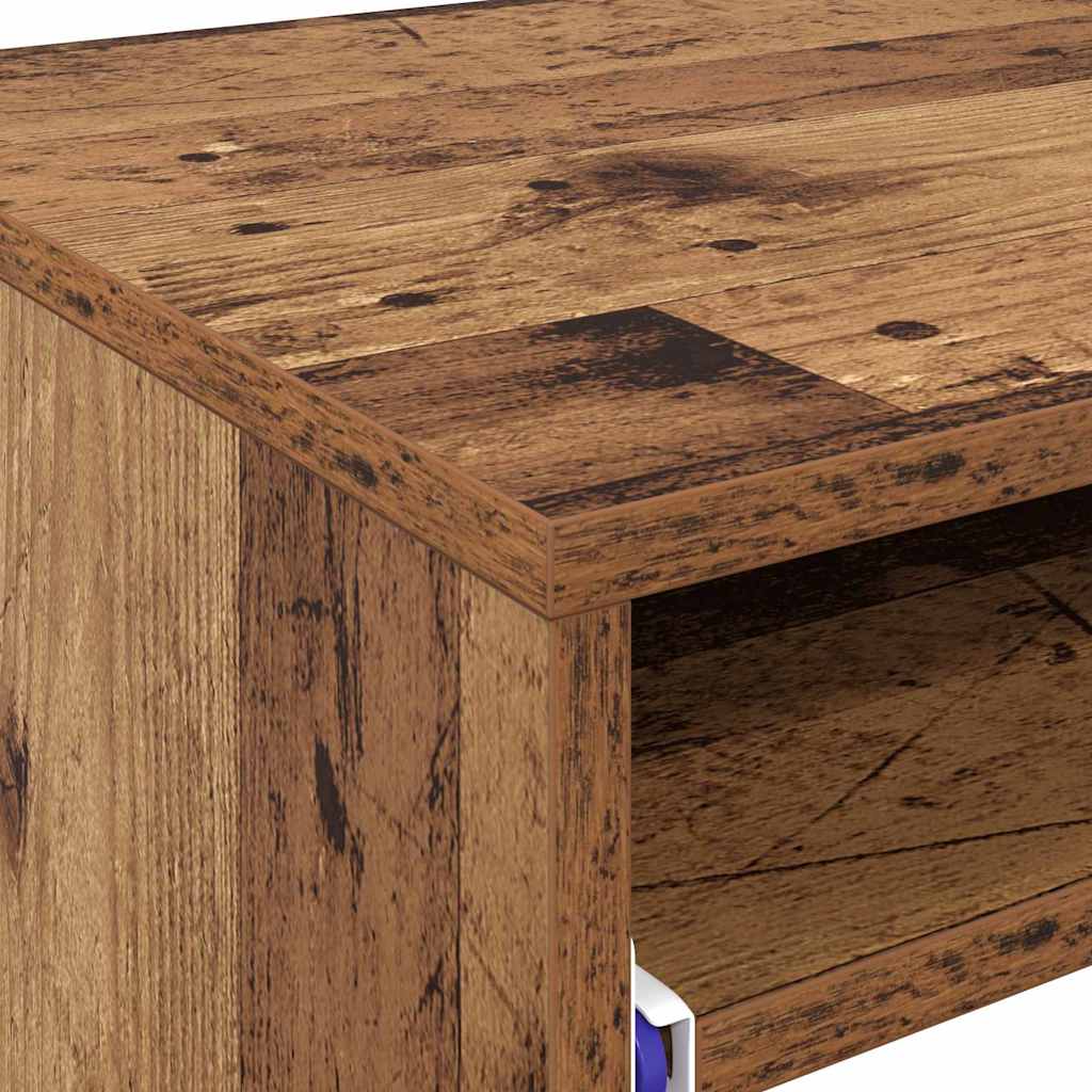 Desk with Drawer Old Wood 77.5 x 43 x 79 cm Engineered Wood