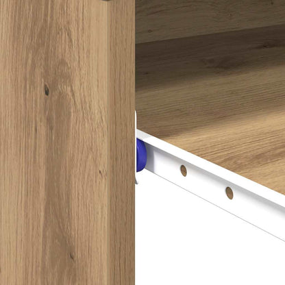 Desk with Drawer Artisan Oak 77.5 x 43 x 79 cm Engineered Wood