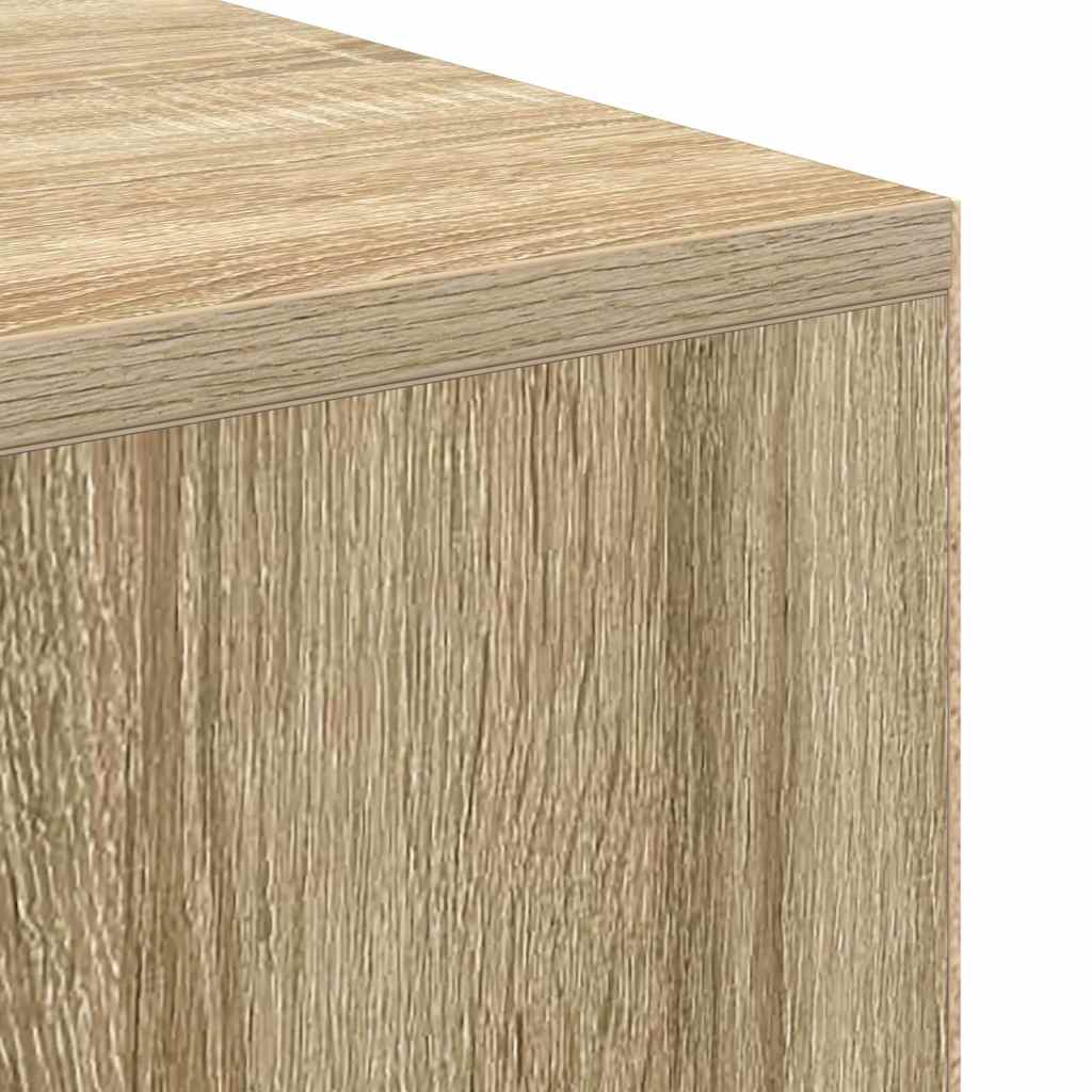 Desk with Shelf Sonoma Oak 102 x 50 x 75 cm Engineered Wood