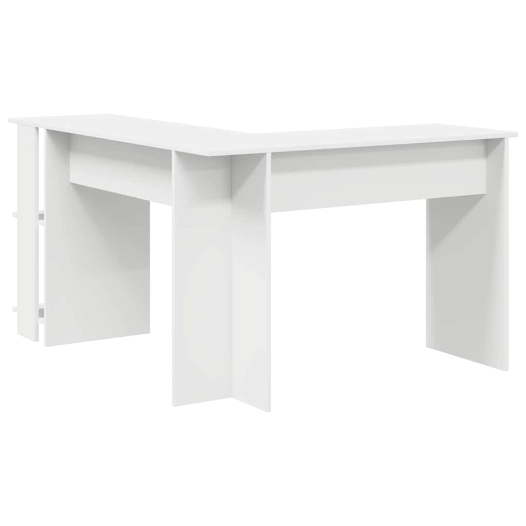 Corner Desk White 140 x 113.5 x 75 cm Engineered Wood