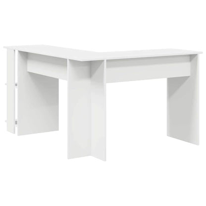 Corner Desk White 140 x 113.5 x 75 cm Engineered Wood