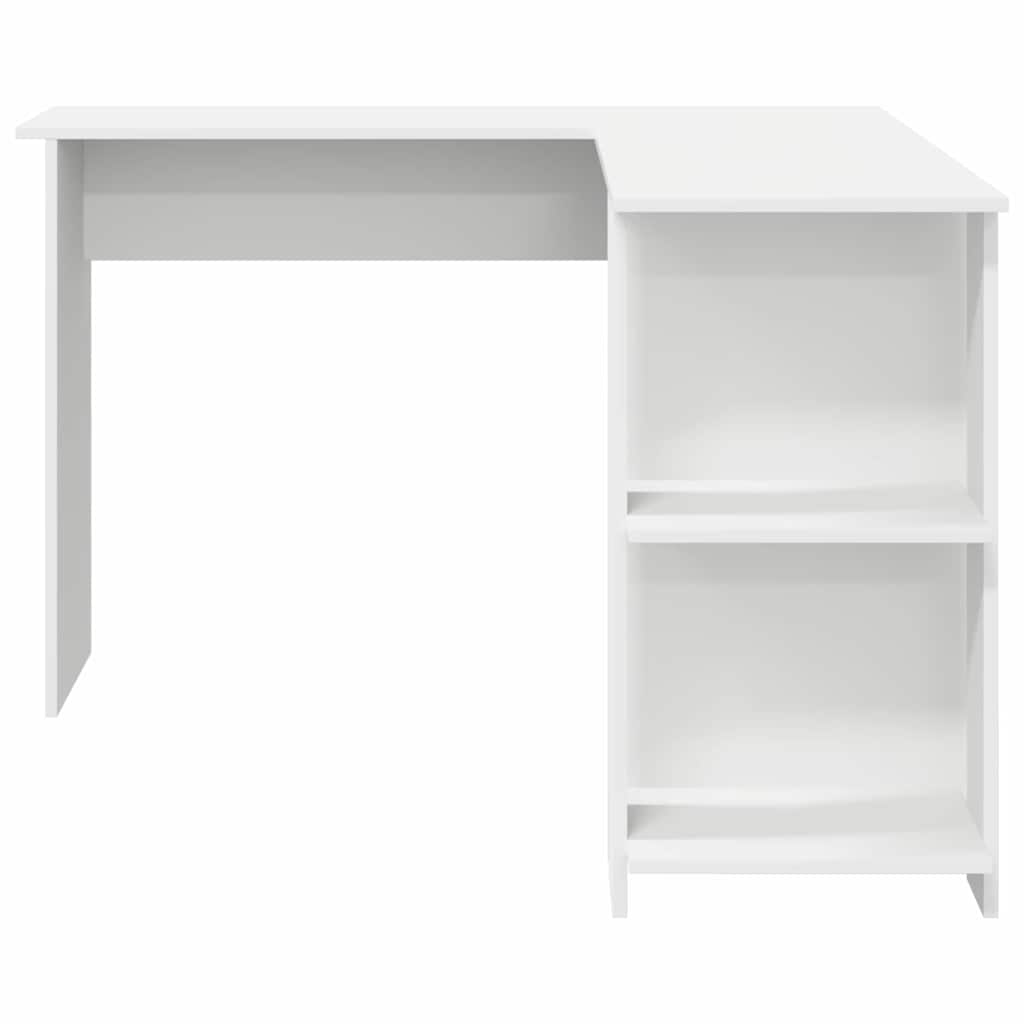 Corner Desk White 140 x 113.5 x 75 cm Engineered Wood