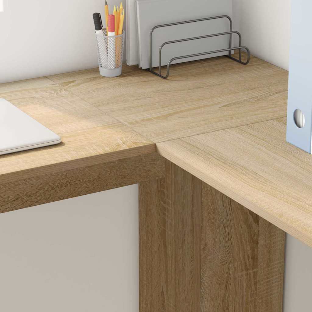 Corner Desk Sonoma Oak 140 x 113.5 x 75 cm Engineered Wood