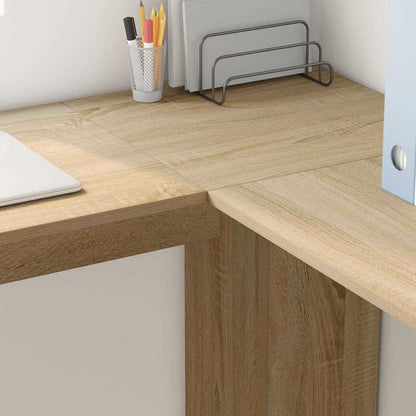 Corner Desk Sonoma Oak 140 x 113.5 x 75 cm Engineered Wood