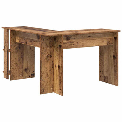 Corner Desk Old Wood 140 x 113.5 x 75 cm Engineered Wood