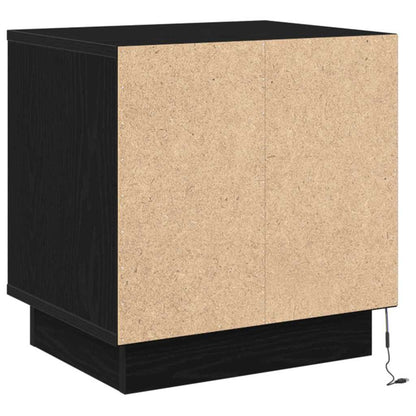 Bedside Cabinet 2 pcs Black 44 x 34.5 x 45 cm Engineered wood