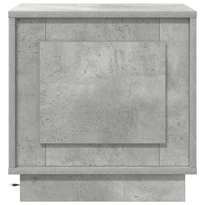 Bedside Cabinet Concrete grey 44 x 34.5 x 45 cm Engineered wood