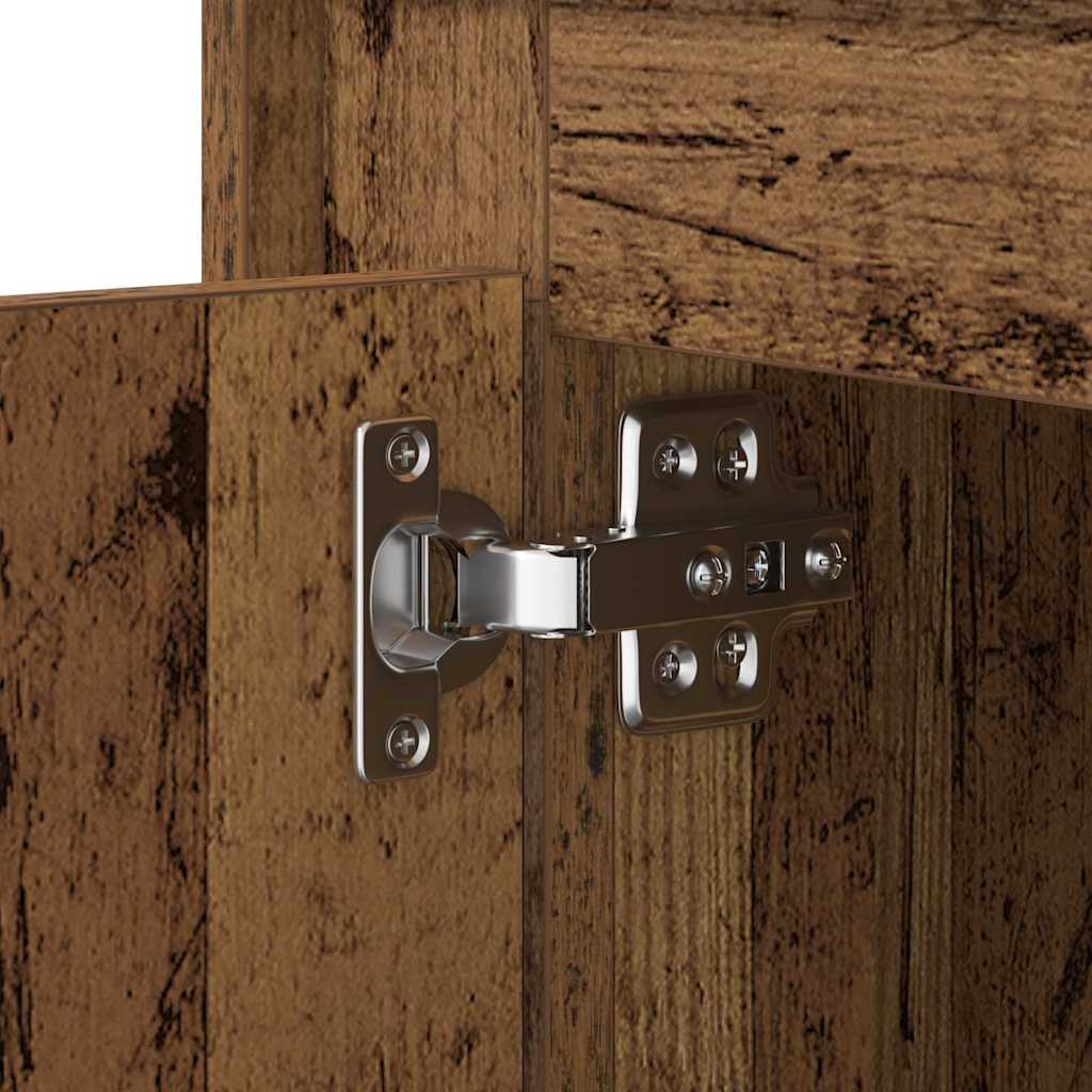 Bedside Cabinet with Old wood 44 x 34.5 x 45 cm Engineered wood