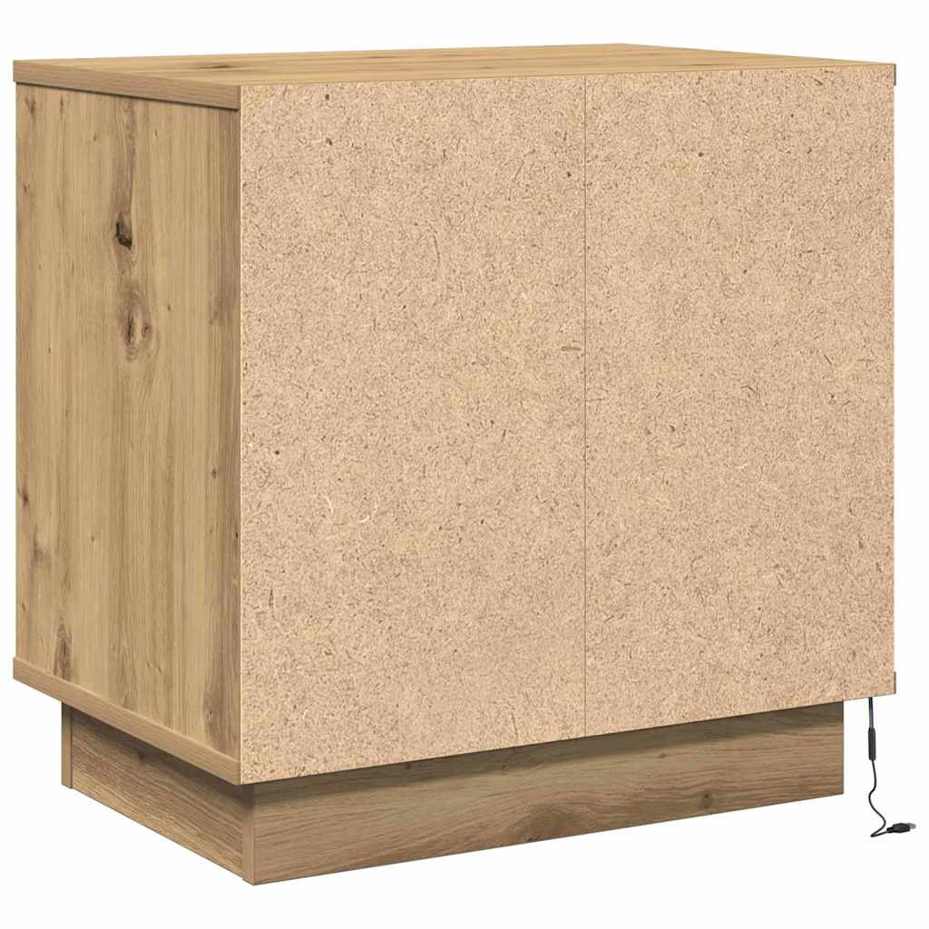 Bedside Cabinet Artisan oak 50 x 34.5 x 50 cm Engineered wood