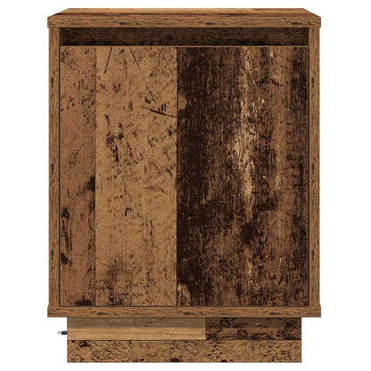 Bedside Cabinet with 2 pcs Old wood 39 x 34.5 x 50 cm
