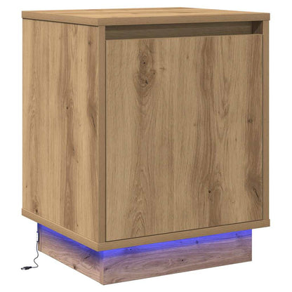 Bedside Cabinet Artisan oak 39 x 34.5 x 50 cm Engineered wood