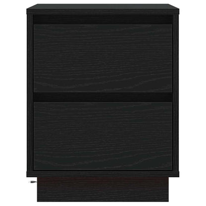 Bedside Cabinet 2 pcs Black 39 x 34.5 x 50 cm Engineered wood
