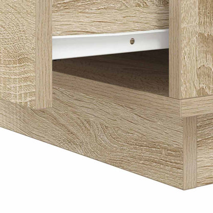 Bedside Cabinet Sonoma oak 39 x 34.5 x 50 cm Engineered wood
