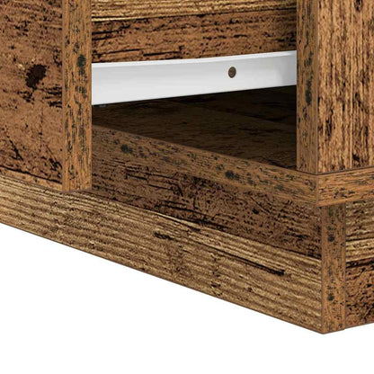 Bedside Cabinet with Old Wood 39 x 34.5 x 50 cm Engineered wood