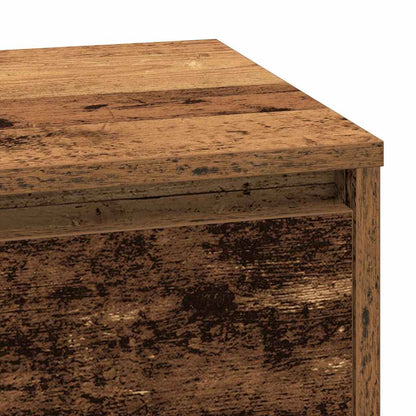 Bedside Cabinet with Old wood 71 x 34.5 x 75 cm Engineered wood