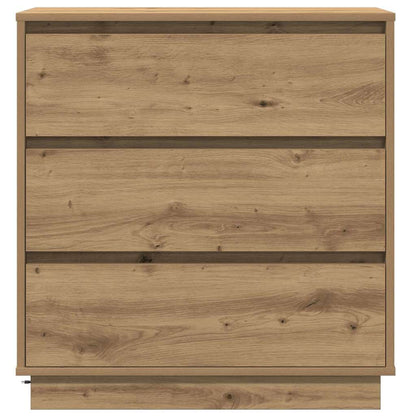 Bedside Cabinet Artisan oak 71 x 34.5 x 75 cm Engineered wood