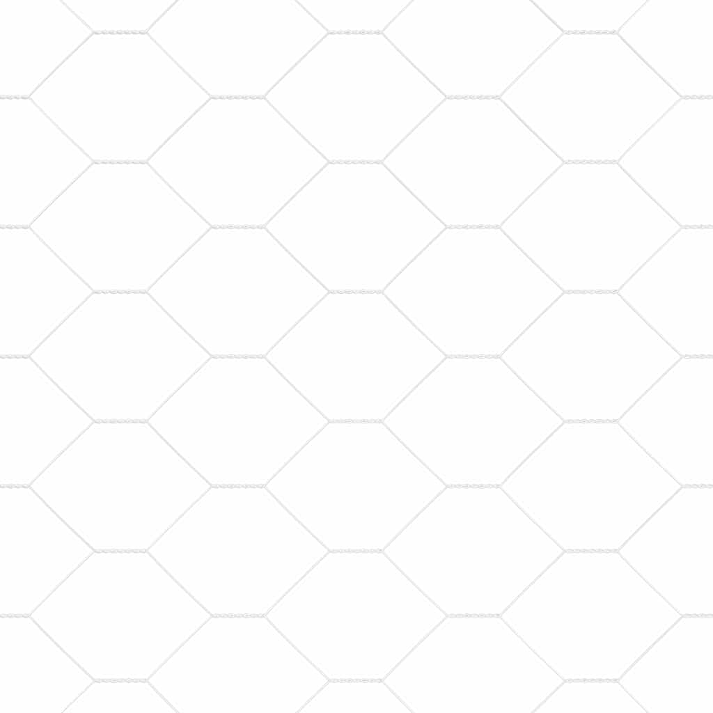 Fence with Posts Silver 0.4 x 25 m PVC-coated steel