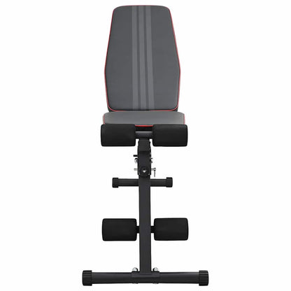 Weight Bench Manual Black 131 x 41 x 110 cm Steel
