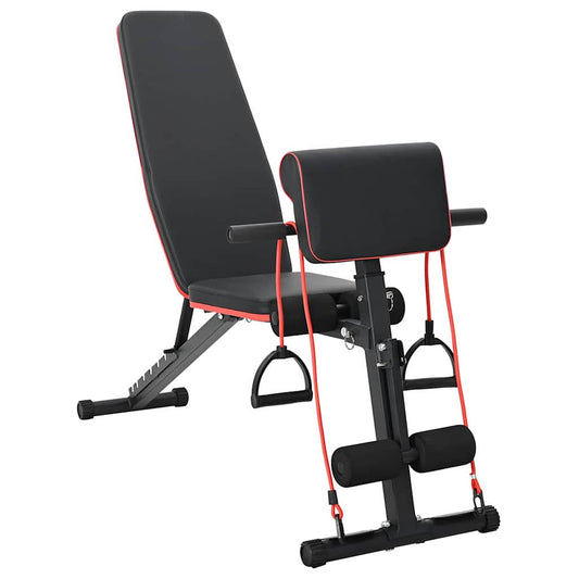 Weight Bench Manual Black 132 x 54 x 100 cm Steel