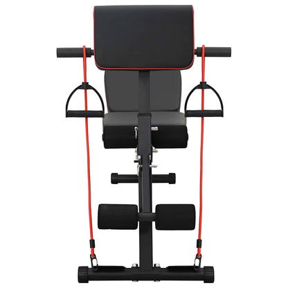 Weight Bench Manual Black 132 x 54 x 100 cm Steel