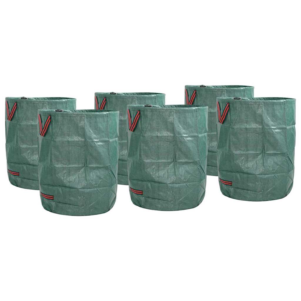 Garden Waste Bags 12 pcs Green 66 x 66 x 83.5 cm Polypropylene