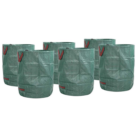 Garden Waste Bags 12 pcs Green 66 x 66 x 83.5 cm Polypropylene