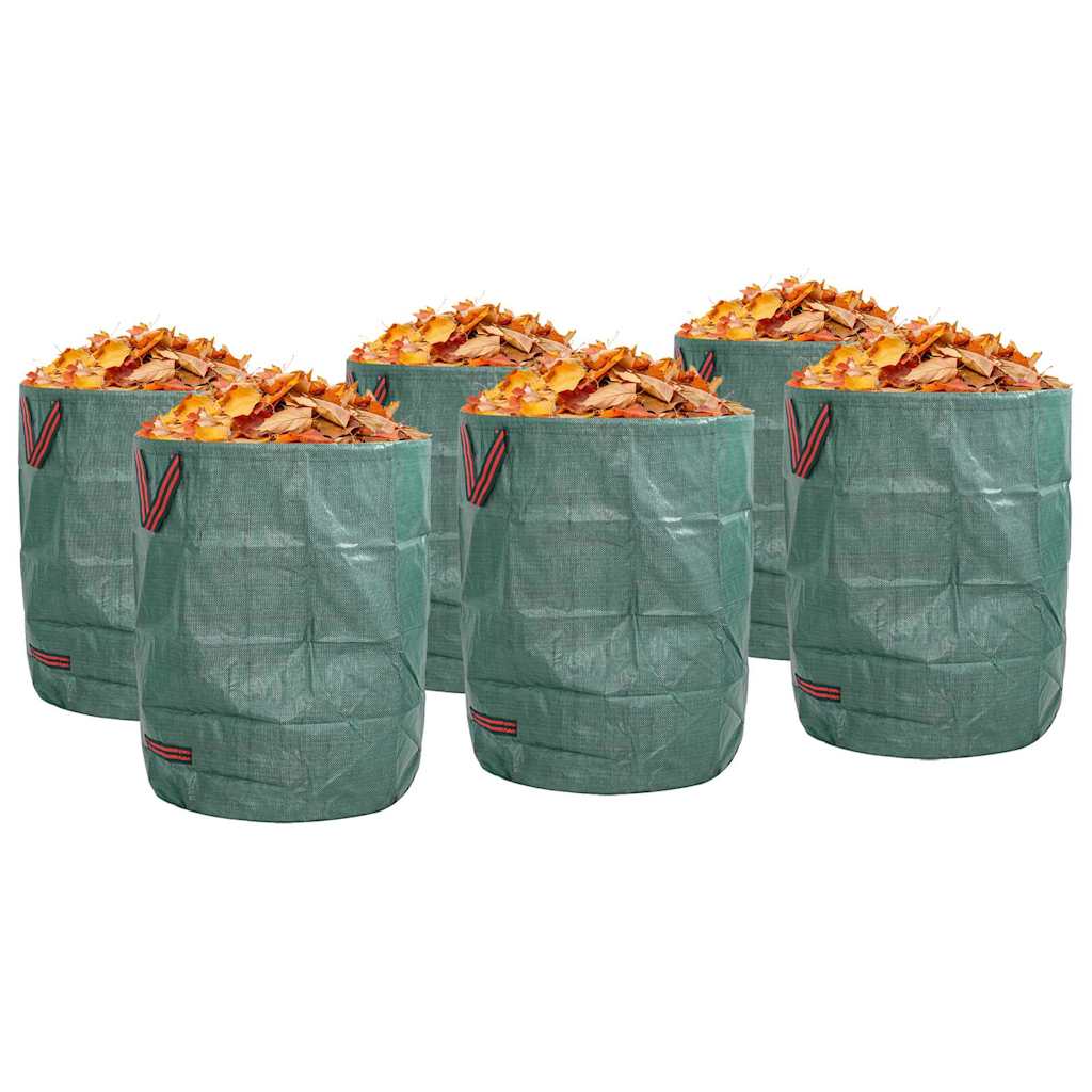 Garden Waste Bags 12 pcs Green 66 x 66 x 83.5 cm Polypropylene