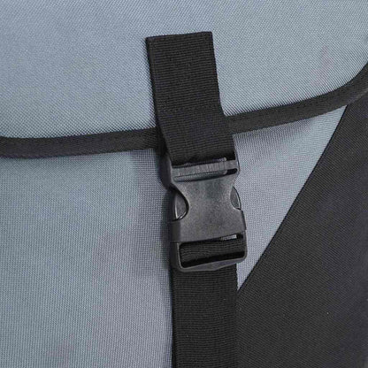 Bicycle Bag Black and Grey 15.5 x 31.5 x 40 cm Polyester