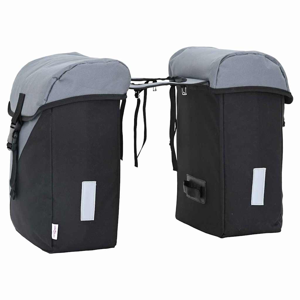 Bicycle Bag Black and Grey 15.5 x 31.5 x 40 cm Polyester