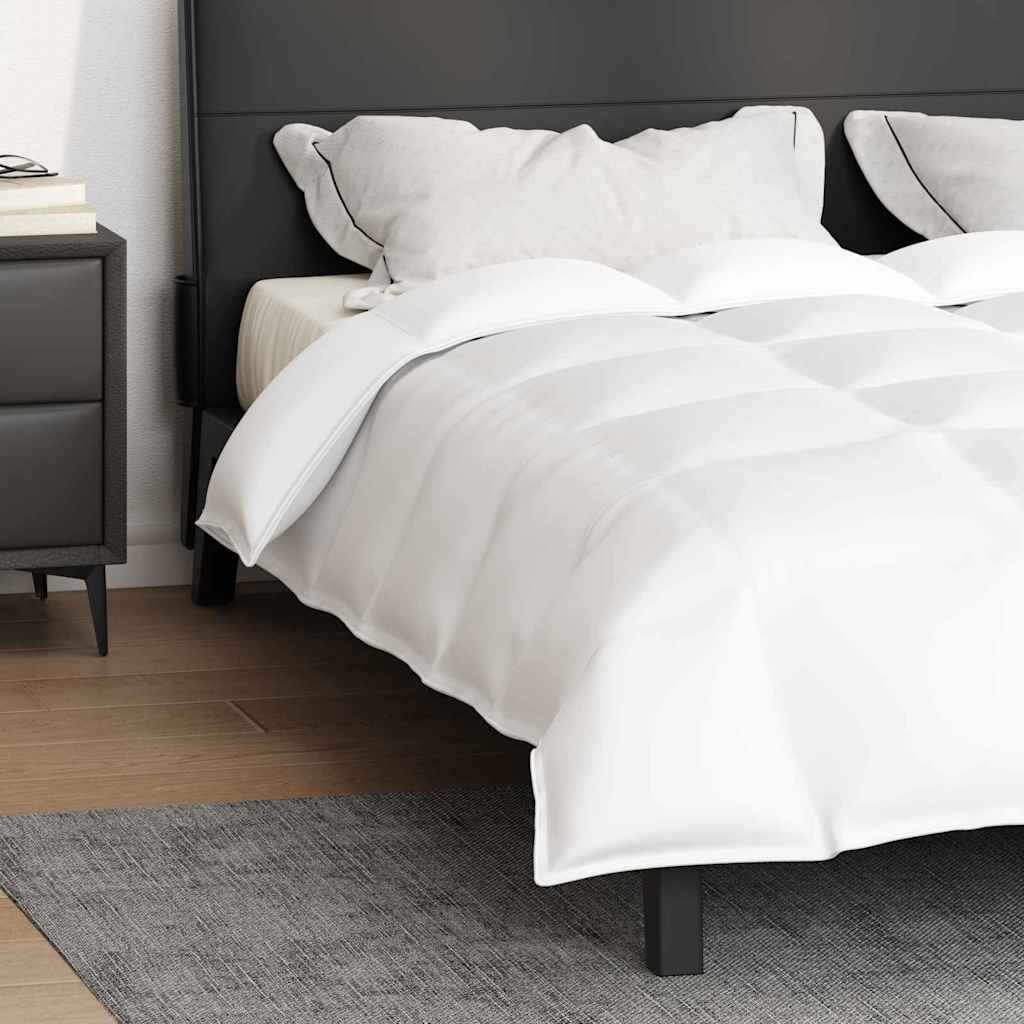 2-in-1 Duvet White 200 x 200 cm Down