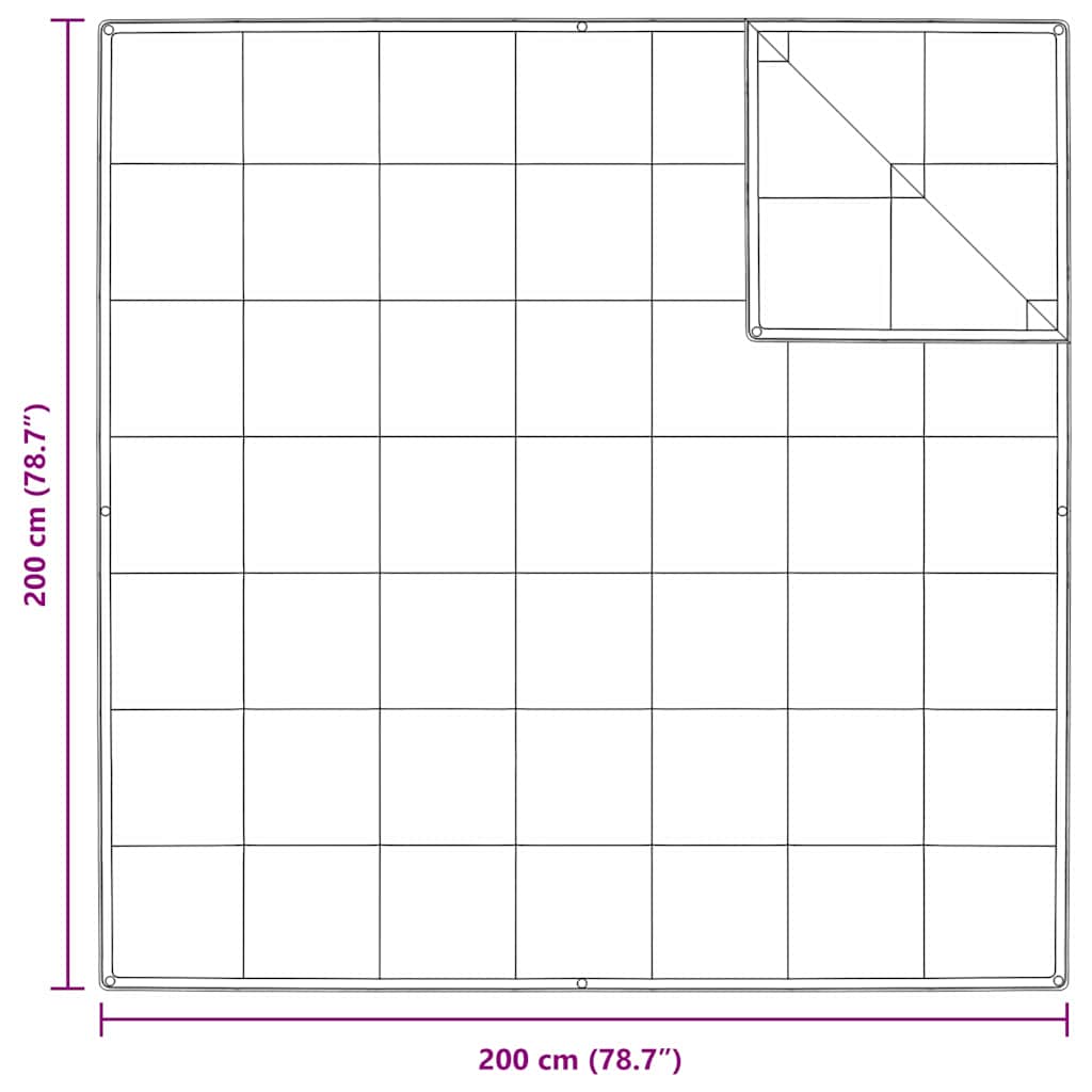2-in-1 Duvet White 200 x 200 cm Down
