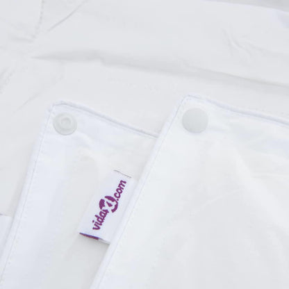 2-in-1 Duvet White 240 x 200 cm Down